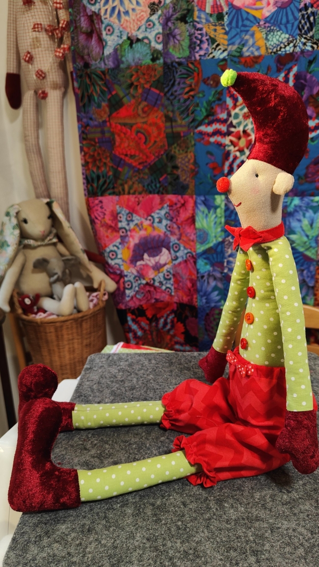 Bubbles the Clown Rag Doll