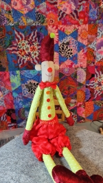 Bubbles the Clown Rag Doll